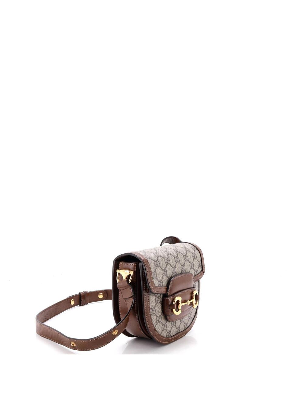 Gucci Horsebit Rounded Shoulder Bag Gg #324616G19B - Picture 2 of 6